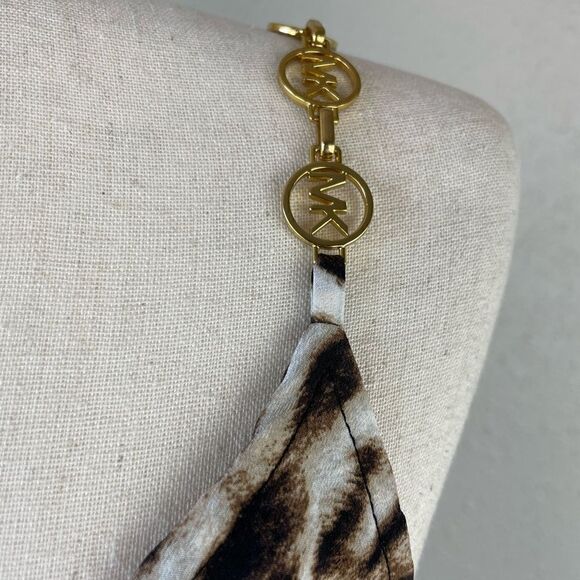 MICHAEL Michael Kors Dark Camel Blouse Top Size XXL - Picture 3 of 8